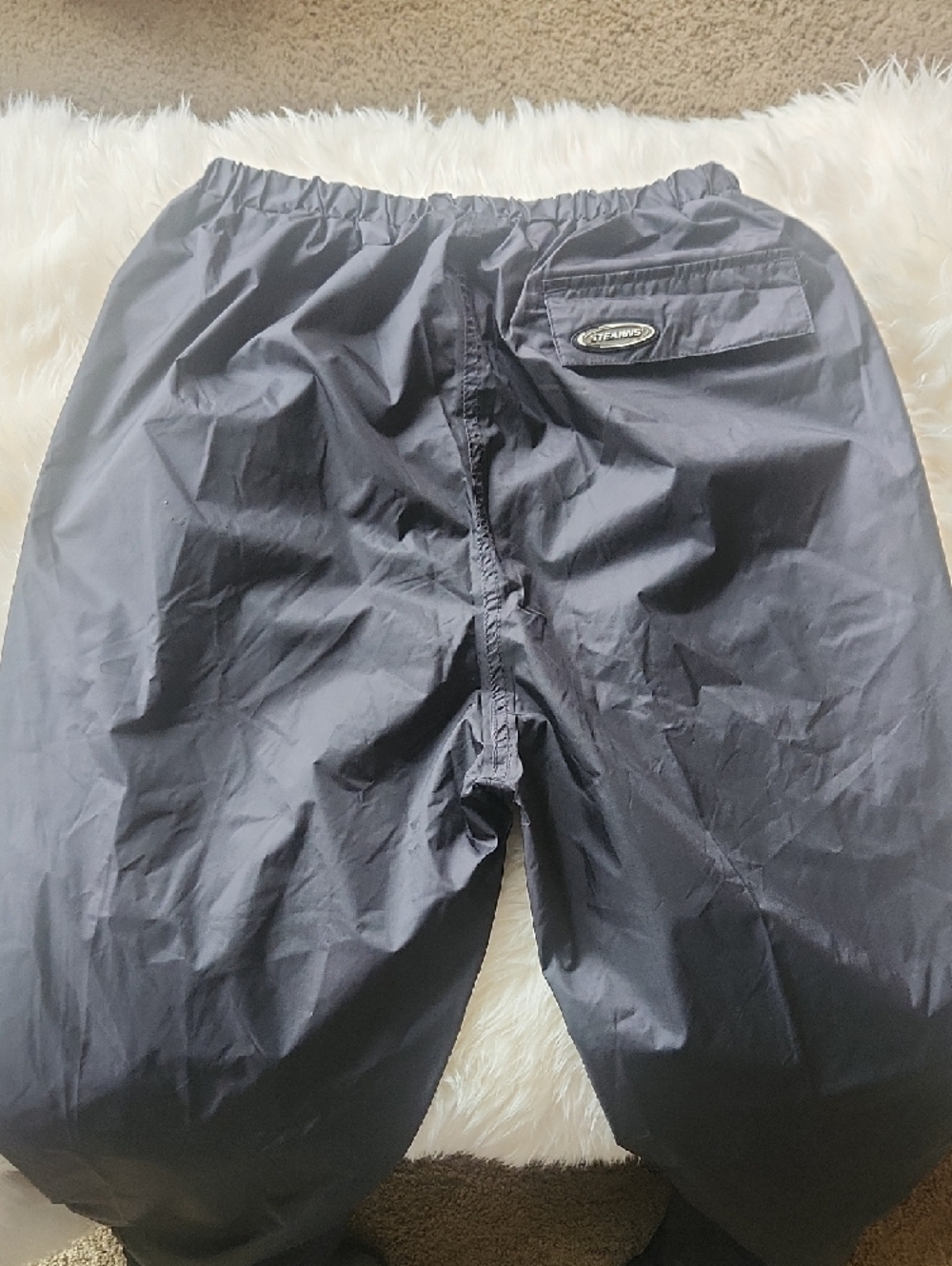 Men's Stearns "DryWear" Black Waterproof Pants Medium - Picture 5 of 10